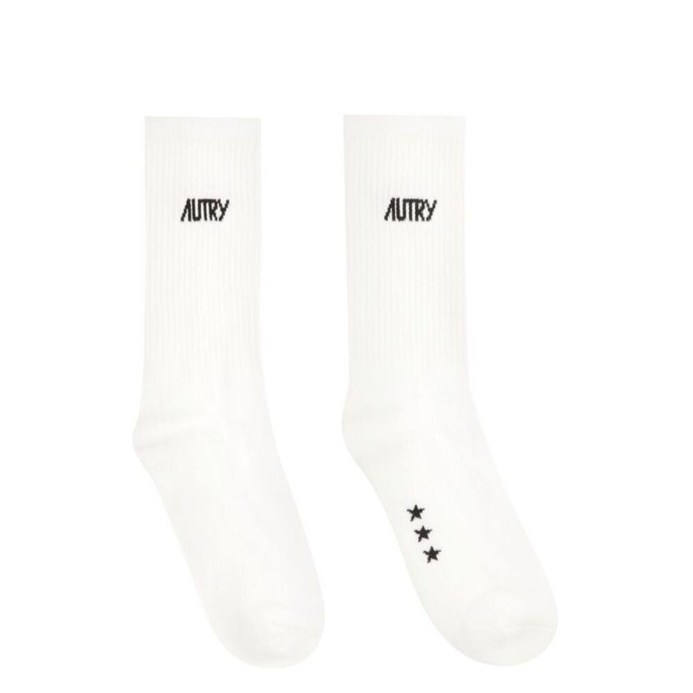 AUTRY Men's Athletic Crew Socks Men WHITE